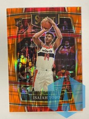 2021 Panini Select Orange Flash Prizm Isaiah Todd #65